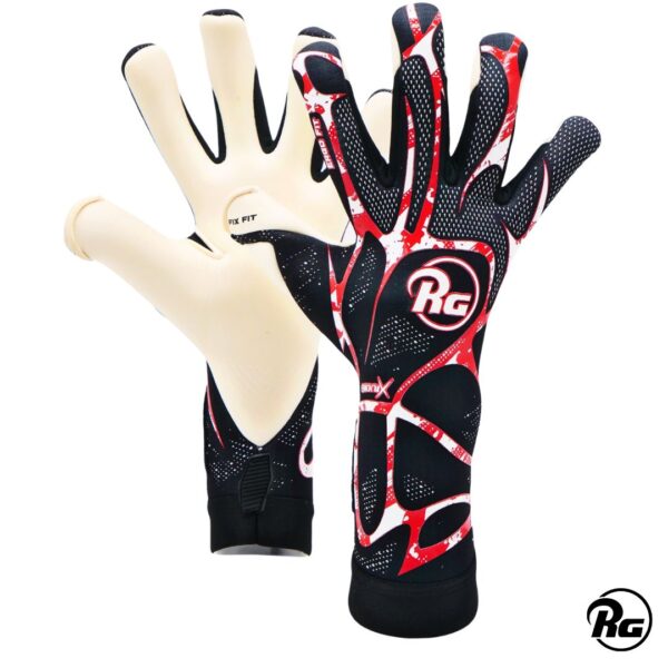 RG 26-27 TORIDE X LIMITED NEGRO ROJO (2) Rg Guantes de Arquero Bionix 26-27 Negro Rojo Blanco