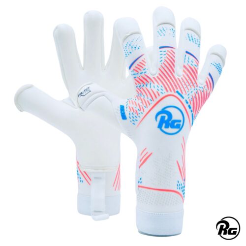 RG - GUANTES BACAN BLANCO AZUL ROJO 26-27 Rg Guantes de Arquero Bacan 26-27 Blanco Rojo Azul