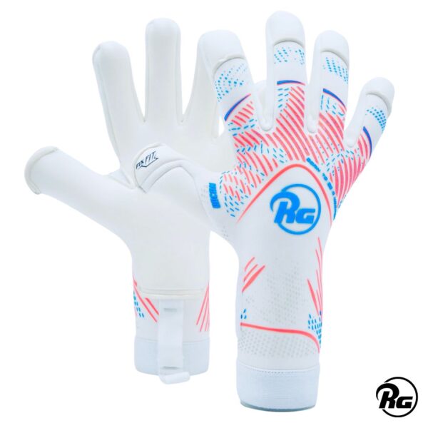 RG - GUANTES BACAN BLANCO AZUL ROJO 26-27 Rg Guantes de Arquero Bacan 26-27 Blanco Rojo Azul