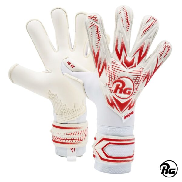 RG - GUANTES SAMURAI BLANCO ROJO 26-27 Rg Guantes de Arquero Samurai 26-27 Blanco Rojo